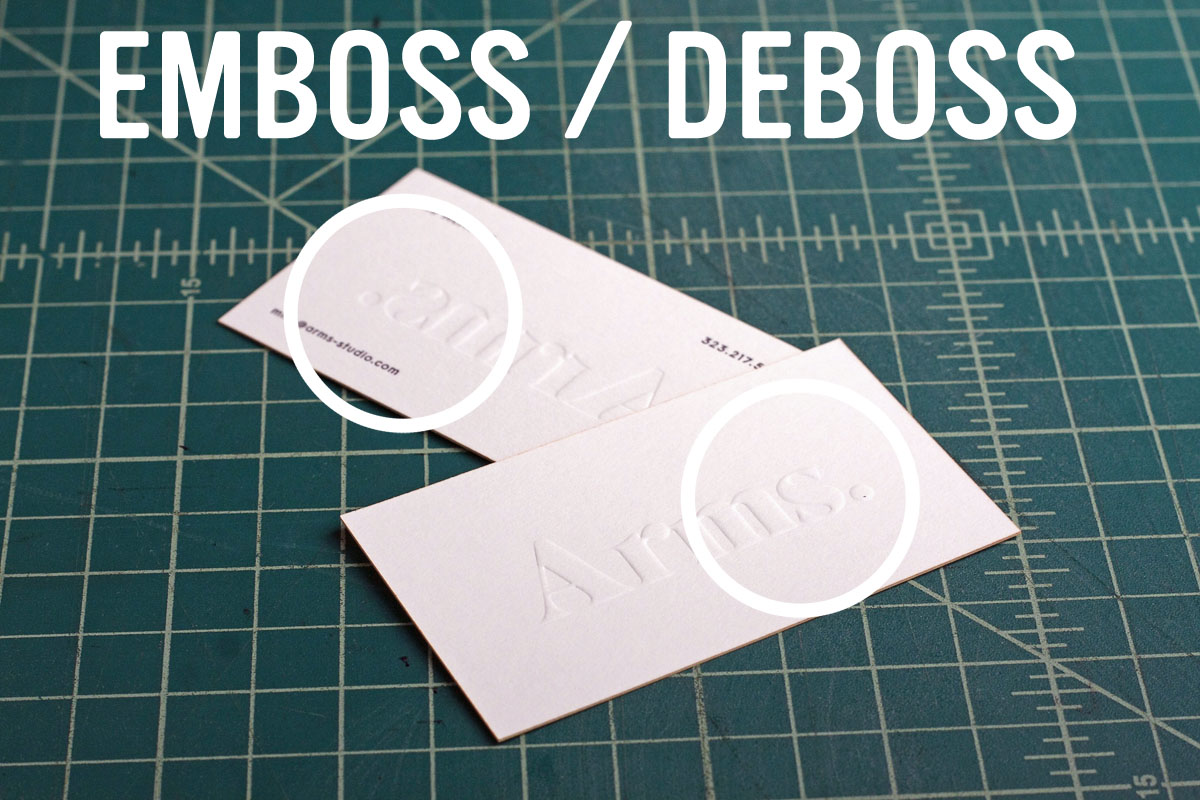 letterpress vs emboss
